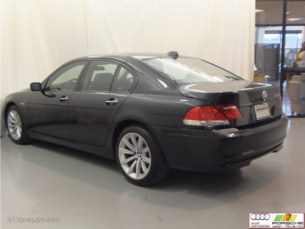 2007 7 Series 750i Sedan - Black Sapphire Metallic / Black photo #18