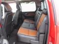 2008 GMC Sierra 1500 Morocco Brown/Ebony Interior Rear Seat Photo