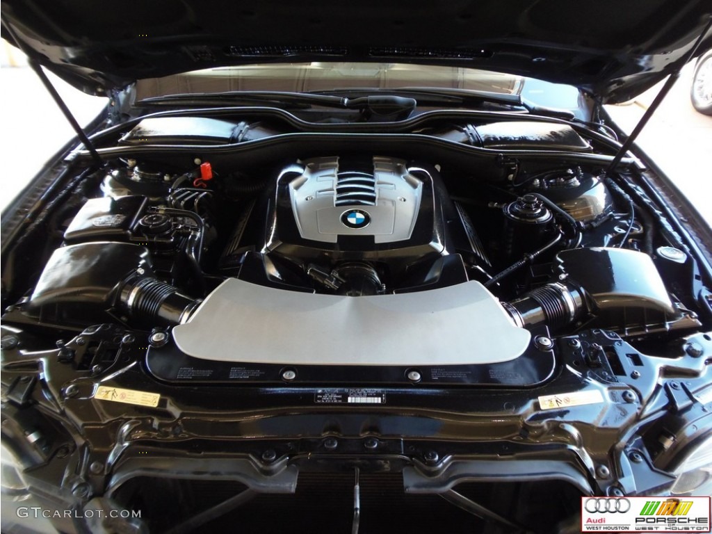 2007 7 Series 750i Sedan - Black Sapphire Metallic / Black photo #22