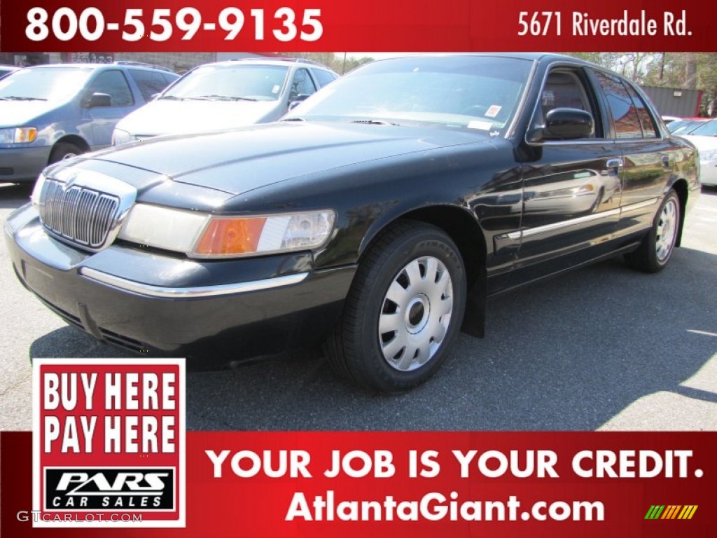 1999 Grand Marquis GS - Black / Light Graphite photo #1