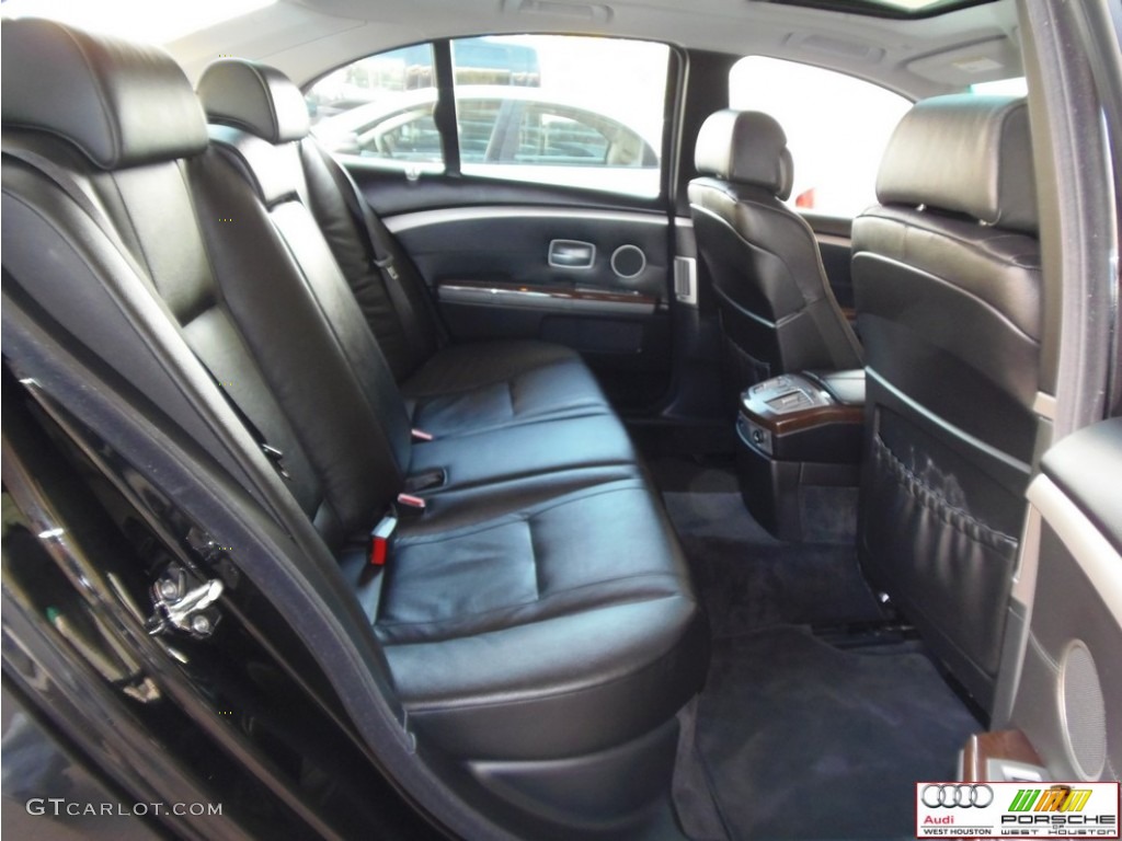 2007 7 Series 750i Sedan - Black Sapphire Metallic / Black photo #26