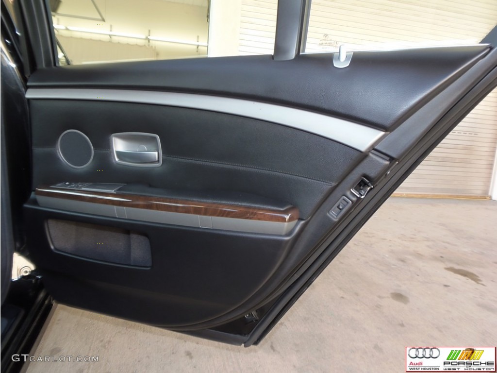 2007 7 Series 750i Sedan - Black Sapphire Metallic / Black photo #29