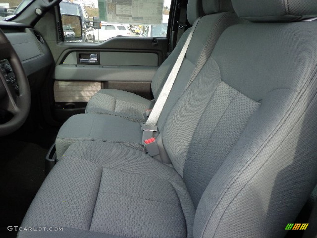 2013 F150 STX SuperCab 4x4 - Tuxedo Black Metallic / Steel Gray photo #8