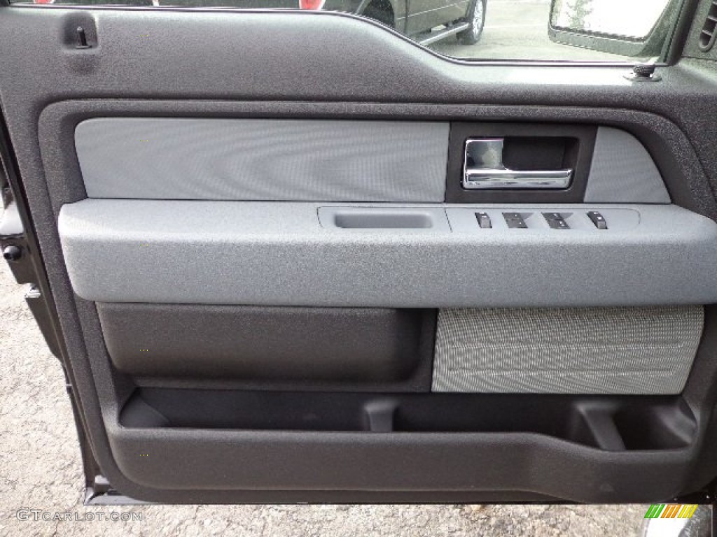 2013 F150 STX SuperCab 4x4 - Tuxedo Black Metallic / Steel Gray photo #11