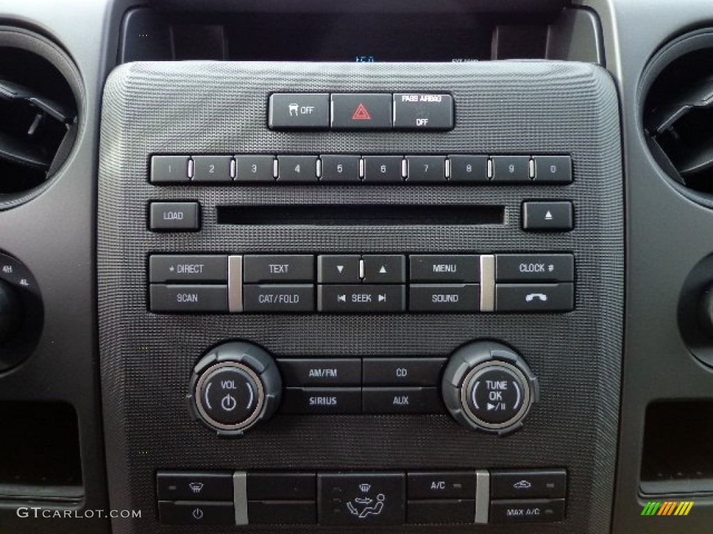 2013 F150 STX SuperCab 4x4 - Tuxedo Black Metallic / Steel Gray photo #14