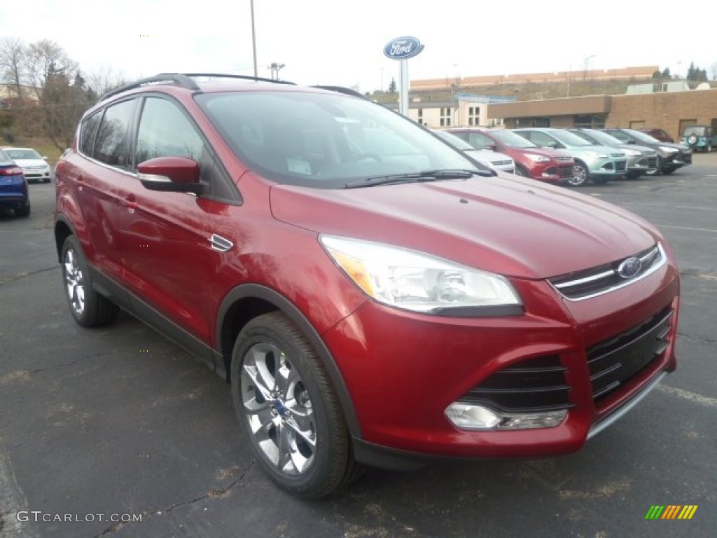 2013 Escape SEL 1.6L EcoBoost 4WD - Ruby Red Metallic / Charcoal Black photo #1