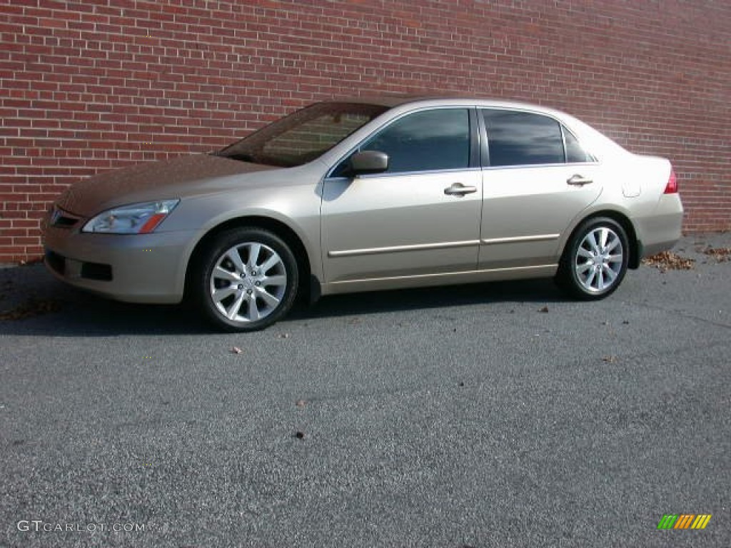 2006 Accord EX-L V6 Sedan - Desert Mist Metallic / Ivory photo #1