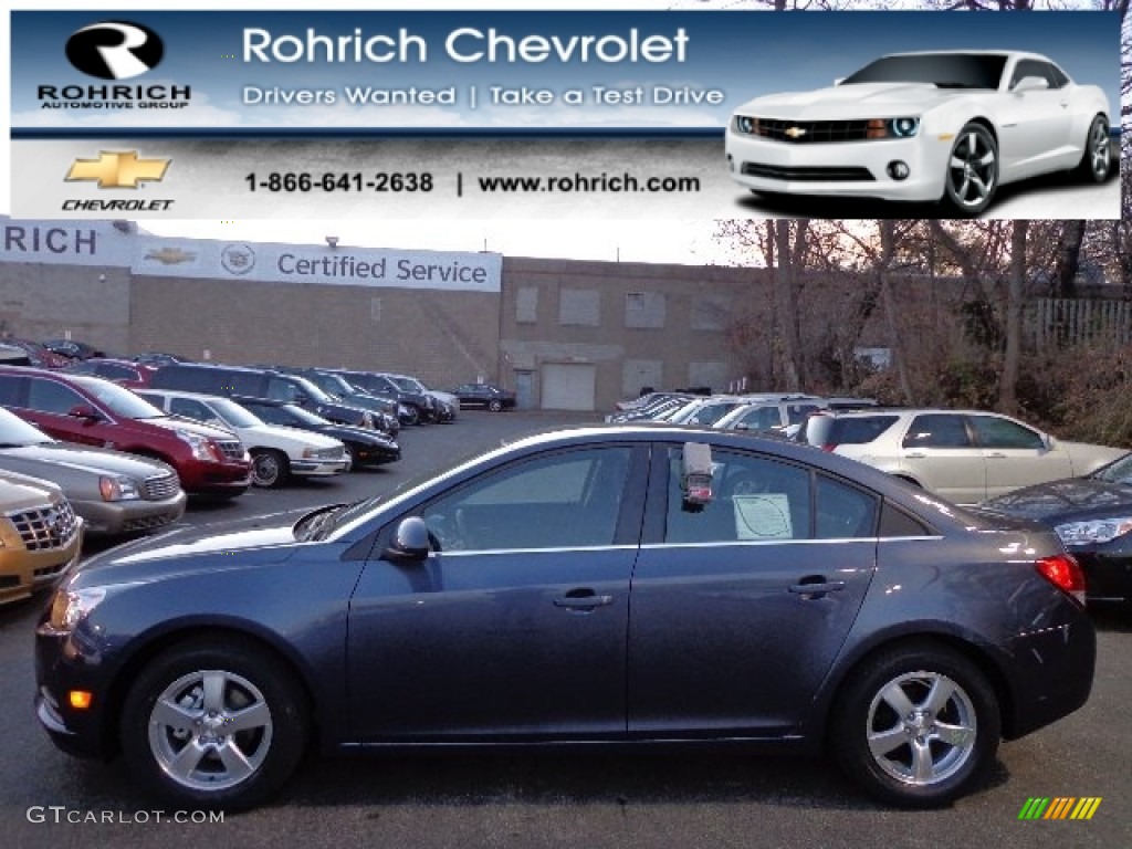 2013 Cruze LT - Atlantis Blue Metallic / Jet Black photo #1
