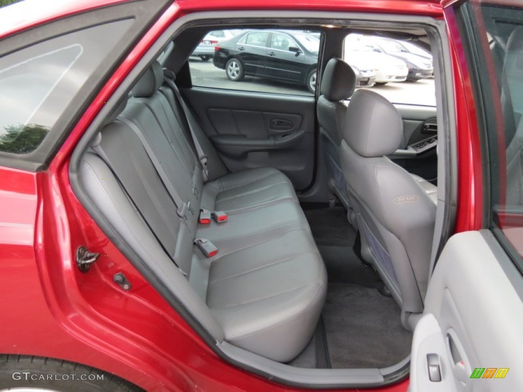 2004 Elantra GT Hatchback - Crimson Dark Red / Gray photo #10