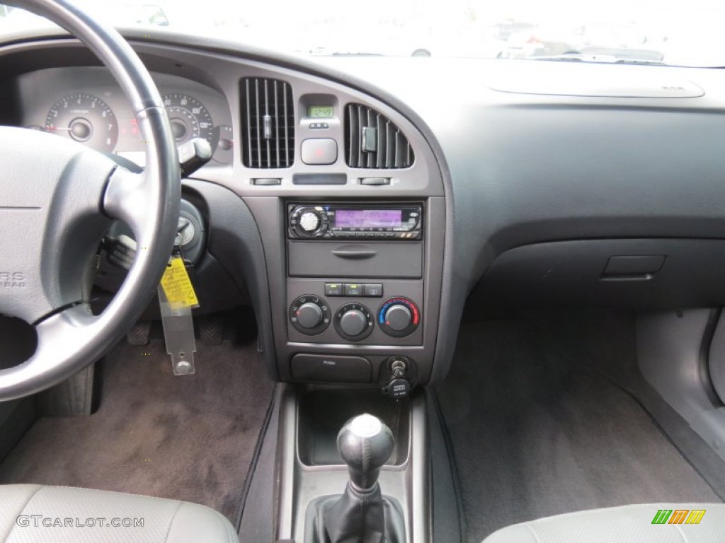 2004 Elantra GT Hatchback - Crimson Dark Red / Gray photo #12