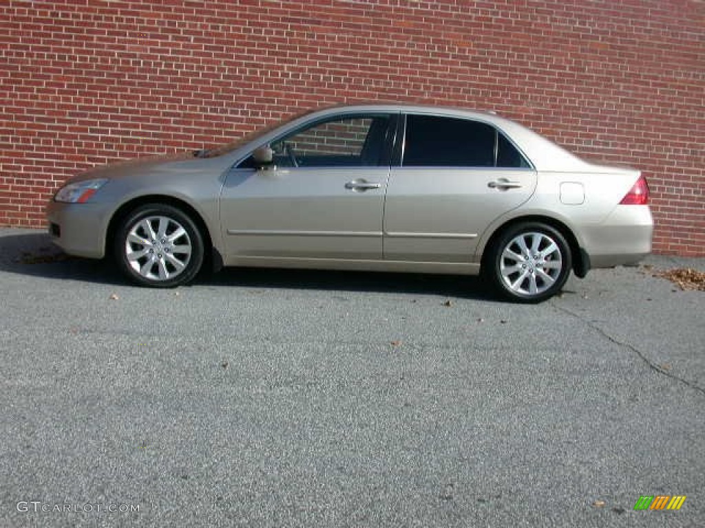 2006 Accord EX-L V6 Sedan - Desert Mist Metallic / Ivory photo #16