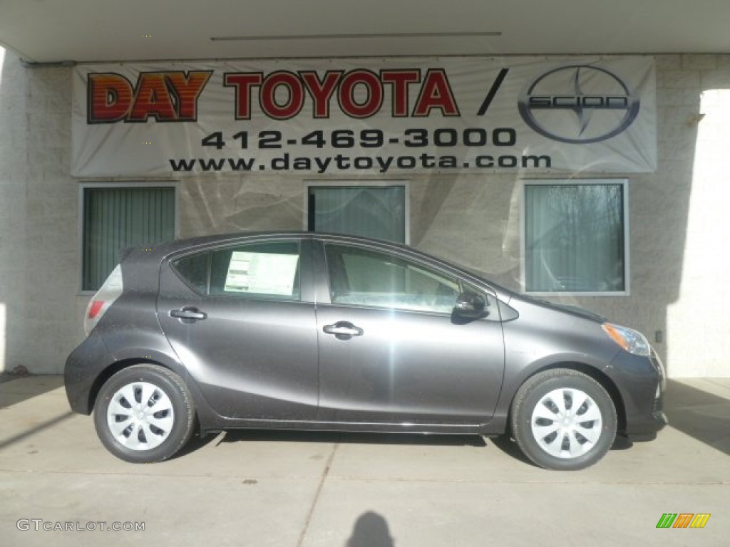 2012 Prius c Hybrid Two - Magnetic Gray Metallic / Light Blue Gray/Black photo #1