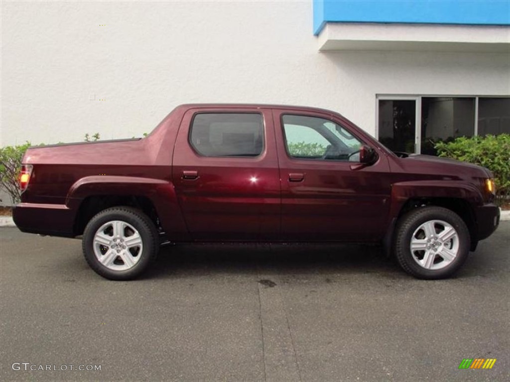 Dark Cherry Pearl 2013 Honda Ridgeline RTL Exterior Photo #74233532