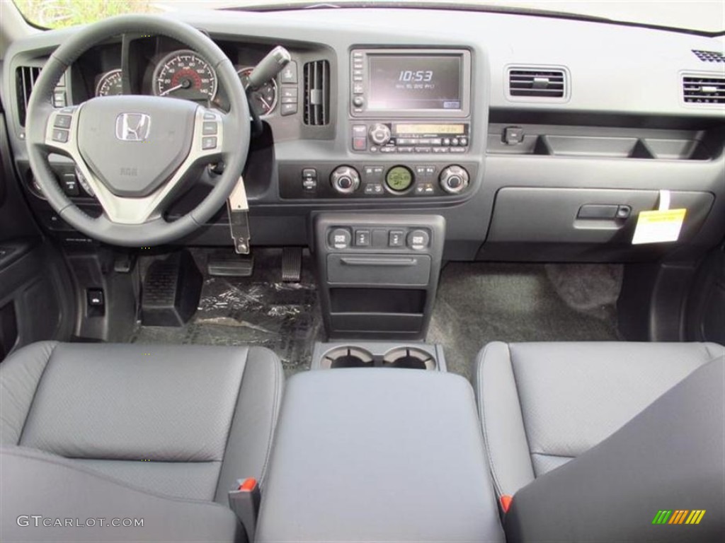 2013 Honda Ridgeline RTL Black Dashboard Photo #74233598
