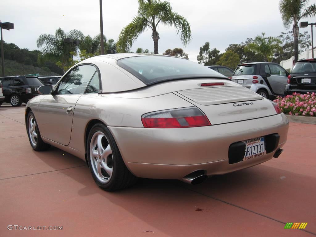 2000 911 Carrera Cabriolet - Mirage Metallic / Black photo #3