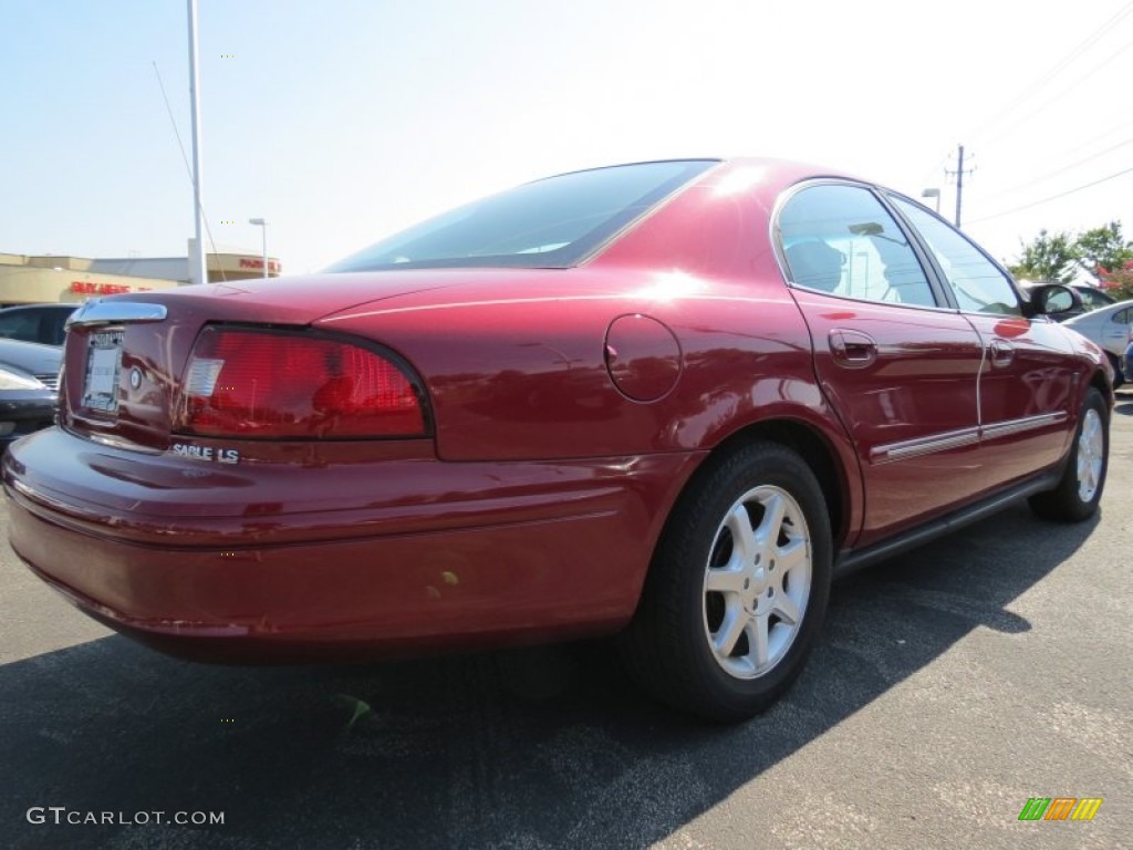 2002 Sable LS Premium Sedan - Matador Red Metallic / Medium Parchment photo #3