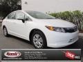 Taffeta White - Civic LX Sedan Photo No. 1