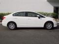 Taffeta White - Civic LX Sedan Photo No. 2