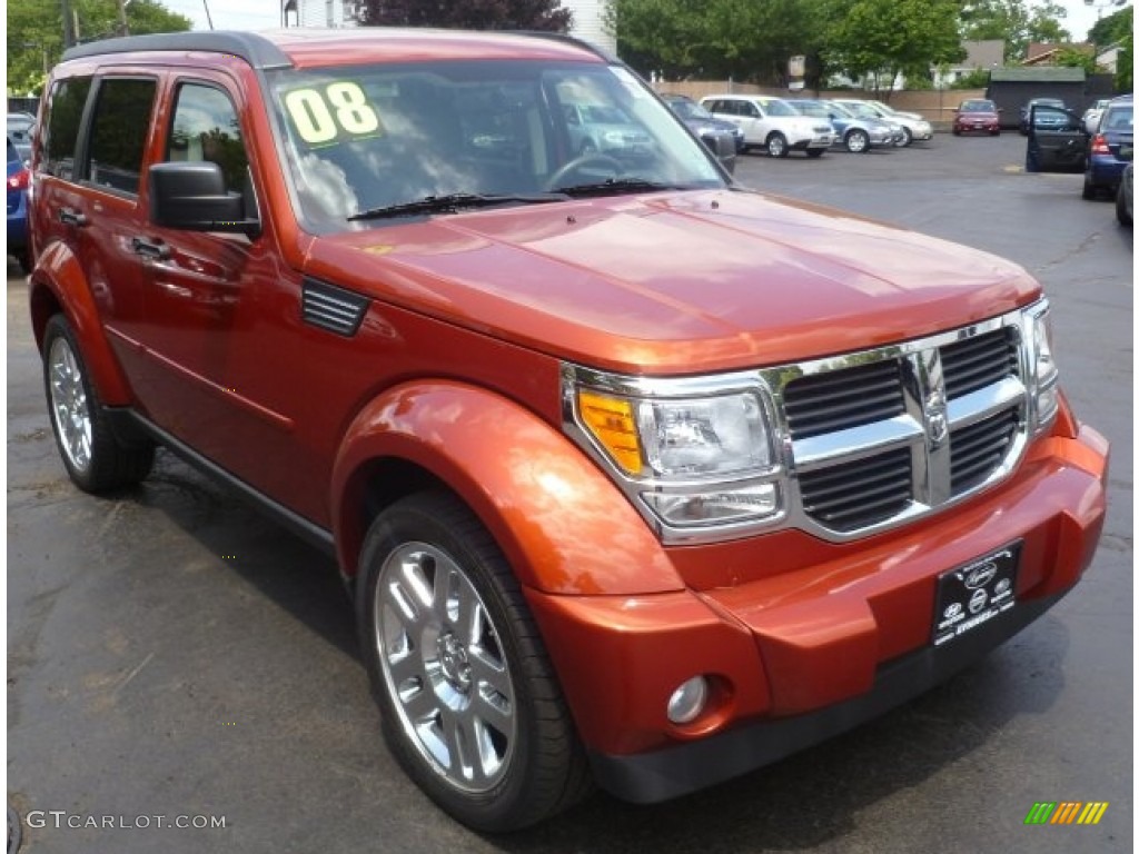Sunburst Orange Pearl 2007 Dodge Nitro SLT 4x4 Exterior Photo #74235828