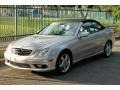 2004 Brilliant Silver Metallic Mercedes-Benz CLK 500 Cabriolet  photo #2