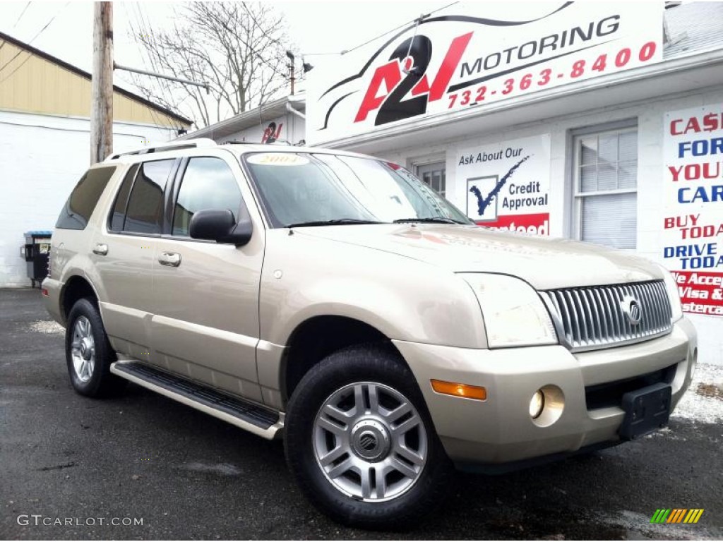 2004 Mountaineer V8 Premier AWD - Pueblo Gold Metallic / Medium Dark Parchment photo #1
