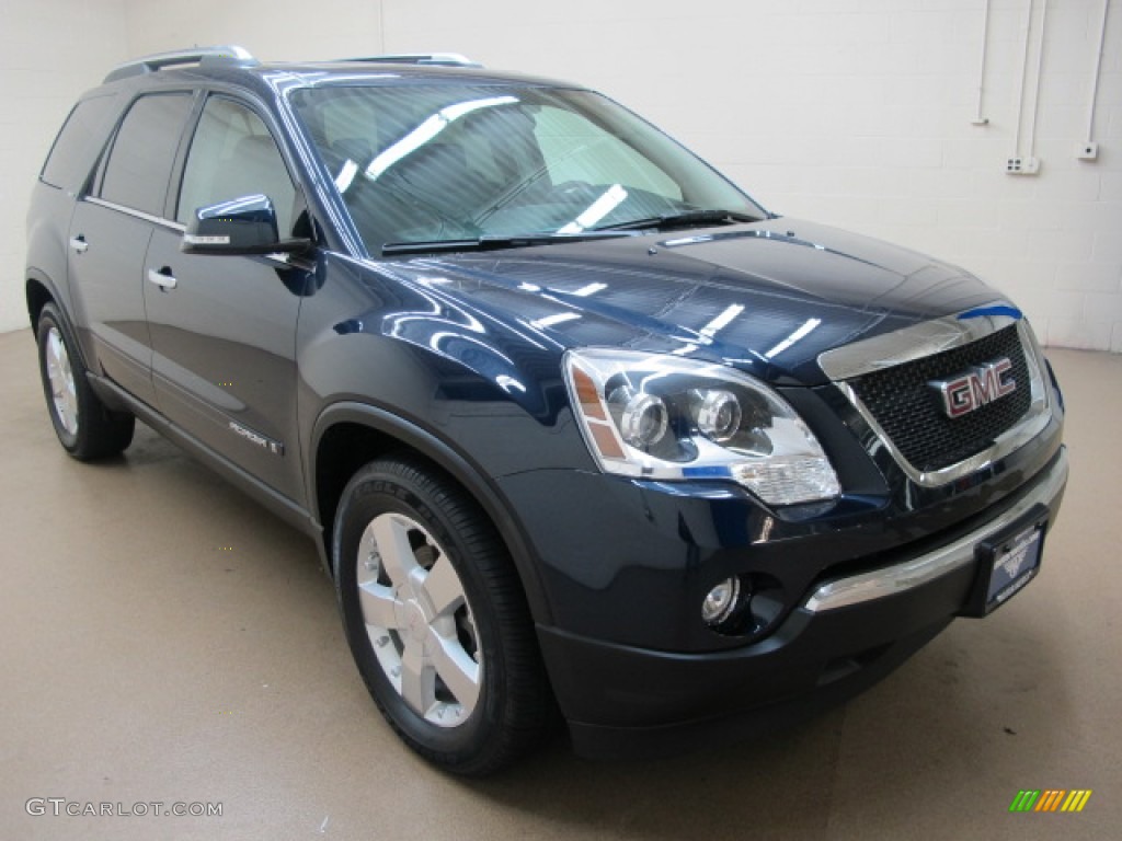 2007 Acadia SLT AWD - Deep Blue Metallic / Ebony photo #1