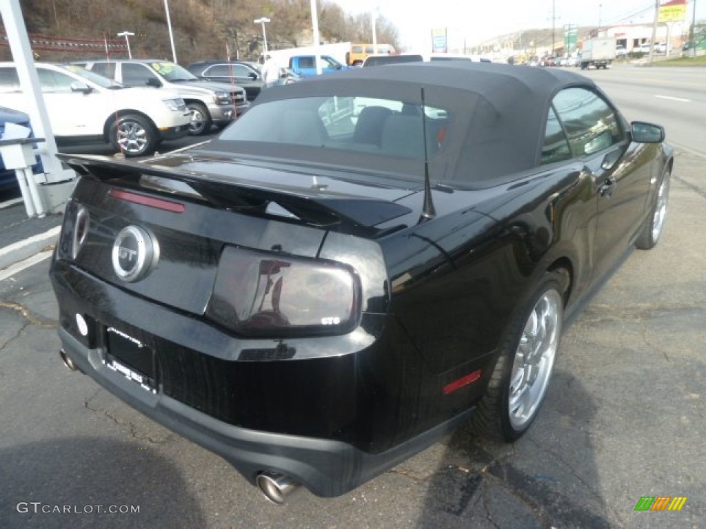 2011 Mustang GT Convertible - Ebony Black / Charcoal Black photo #5