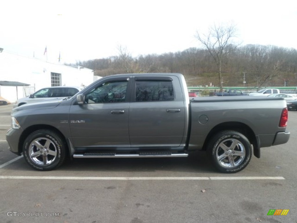 2010 Ram 1500 Sport Crew Cab 4x4 - Mineral Gray Metallic / Dark Slate Gray photo #2