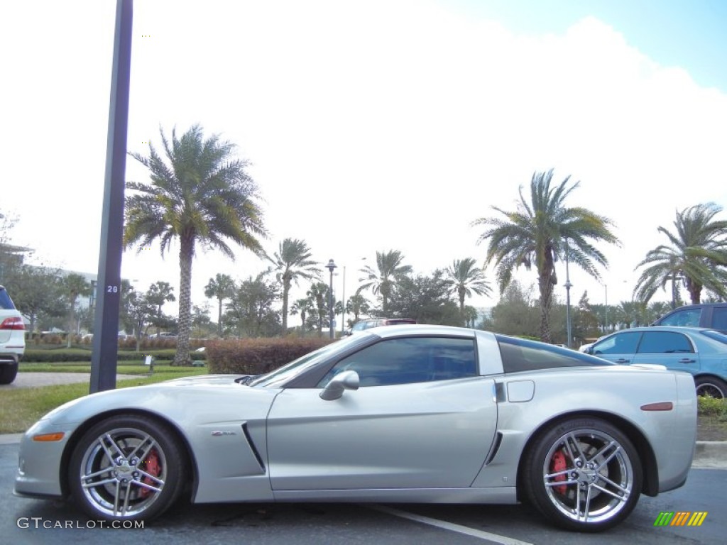 2007 Corvette Z06 - Machine Silver Metallic / Titanium photo #4
