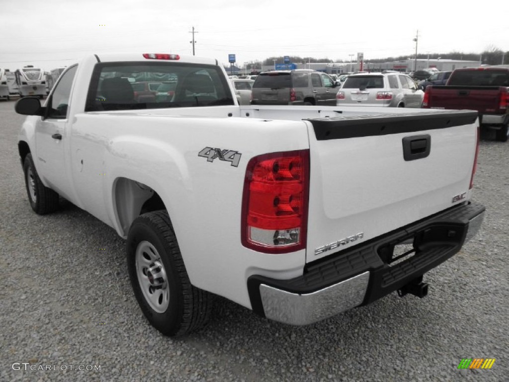 2013 Sierra 1500 Regular Cab 4x4 - Summit White / Ebony photo #11