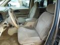 2003 Chevrolet TrailBlazer Medium Oak Interior Front Seat Photo