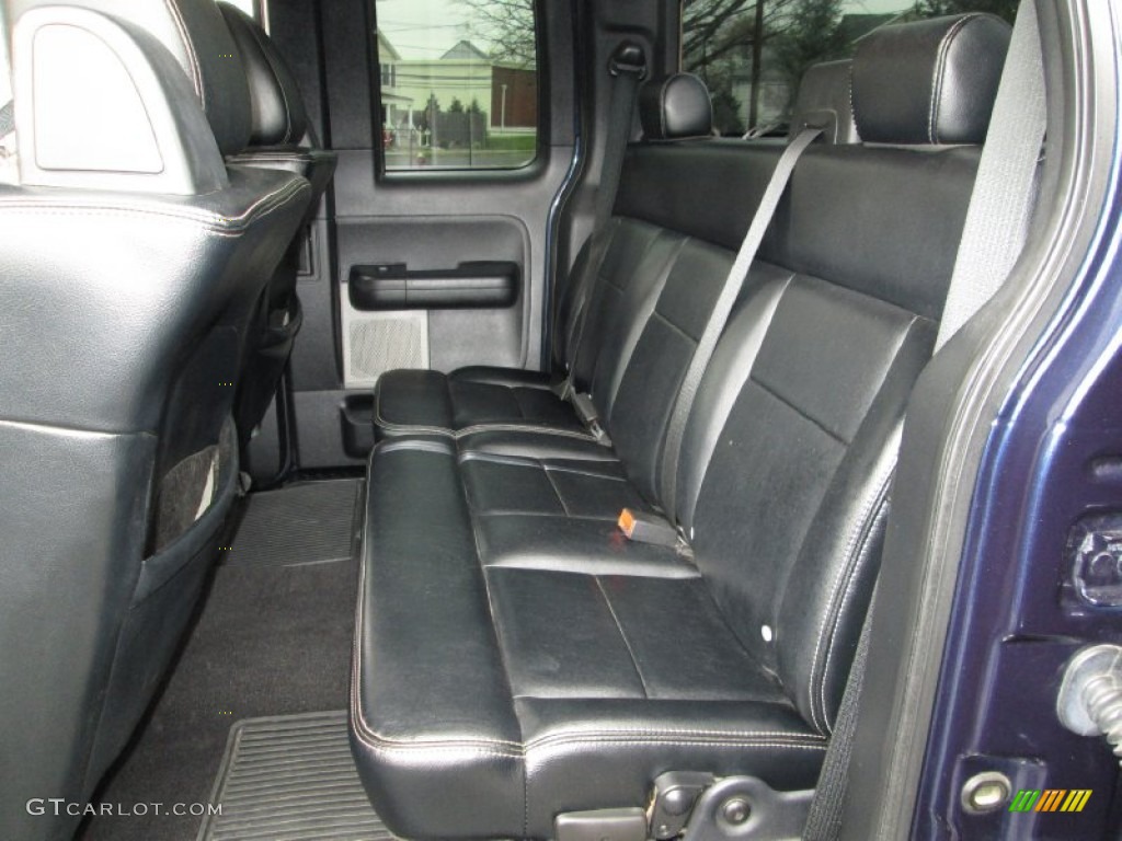 Black Interior 2005 Ford F150 FX4 SuperCab 4x4 Photo #74240999