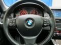 Black 2011 BMW 5 Series 550i xDrive Sedan Steering Wheel