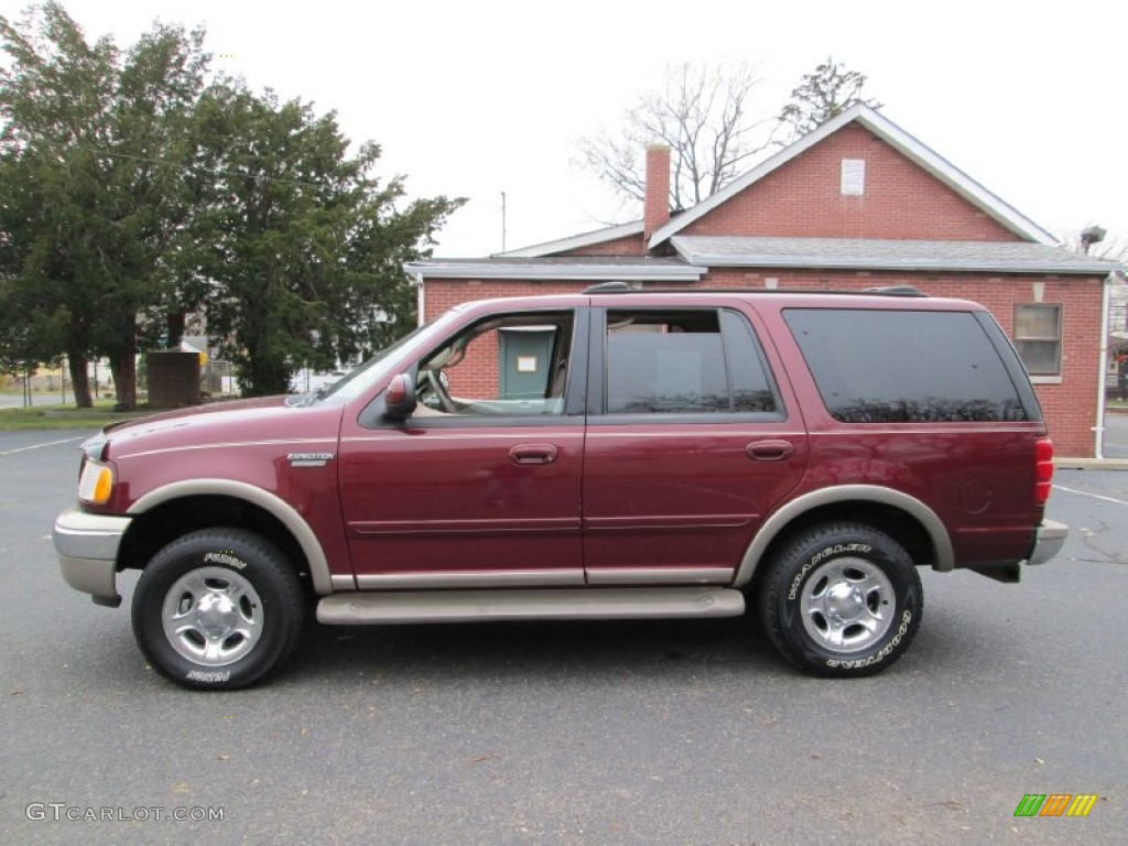 Dark Toreador Red Metallic 2001 Ford Expedition Eddie Bauer 4x4 Exterior Photo #74243081