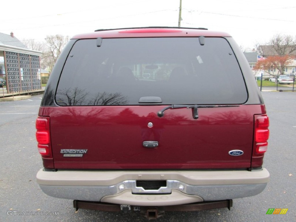 2001 Expedition Eddie Bauer 4x4 - Dark Toreador Red Metallic / Medium Parchment photo #6