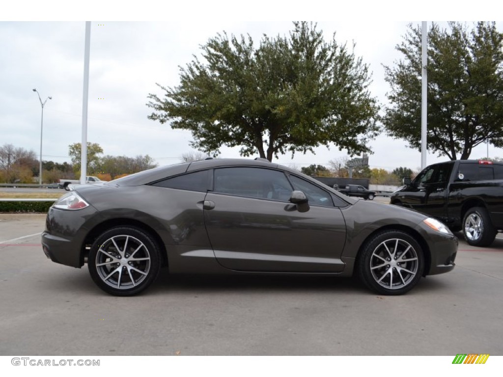 2011 Eclipse GS Sport Coupe - Carbon Pearl / Dark Charcoal photo #6