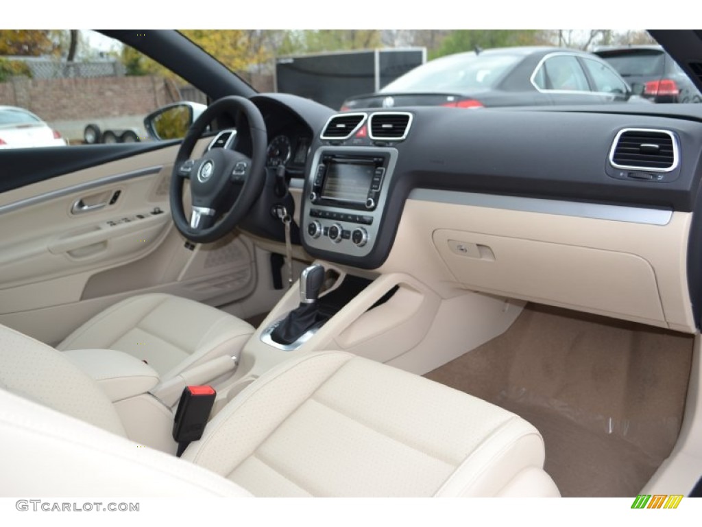 2013 Volkswagen Eos Komfort Cornsilk Beige Dashboard Photo #74244293