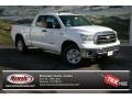 2013 Super White Toyota Tundra SR5 Double Cab 4x4  photo #1