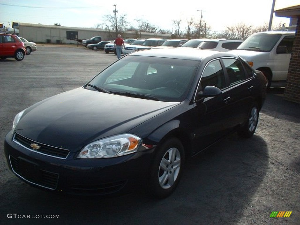 2008 Impala LS - Imperial Blue Metallic / Ebony Black photo #1