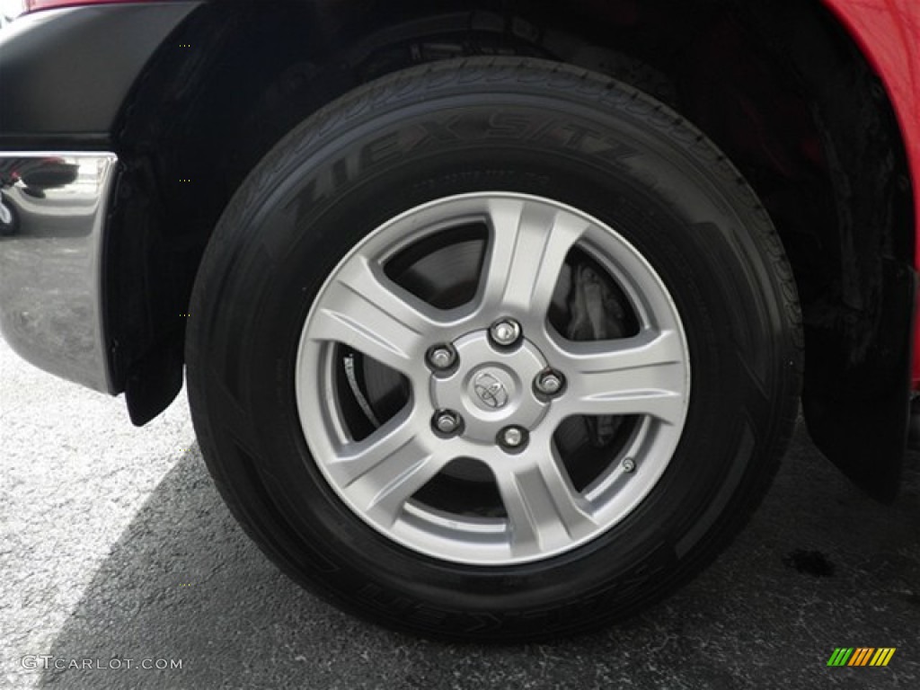 2008 Tundra SR5 Double Cab - Radiant Red / Graphite Gray photo #35