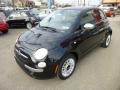 2013 Nero (Black) Fiat 500 Lounge  photo #2