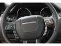 Dynamic Ebony/Pimento 2012 Land Rover Range Rover Evoque Dynamic Steering Wheel