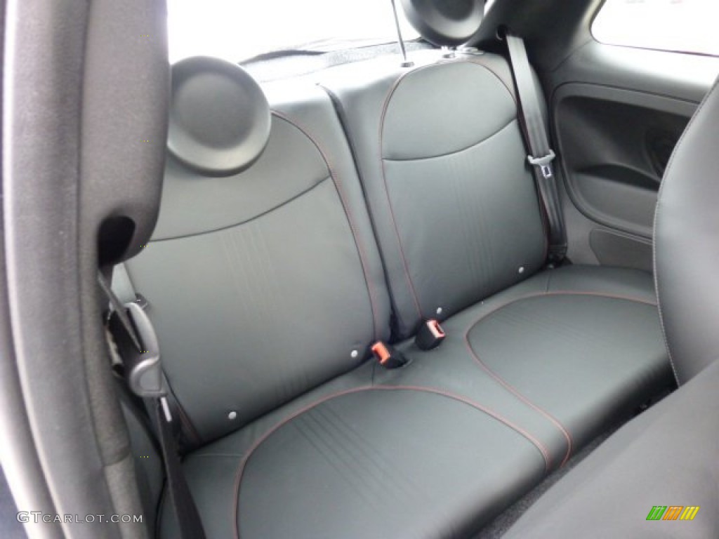 Abarth Nero/Nero (Black/Black) Interior 2013 Fiat 500 Abarth Photo #74247676