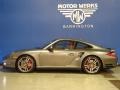 2011 Meteor Grey Metallic Porsche 911 Turbo Coupe  photo #5