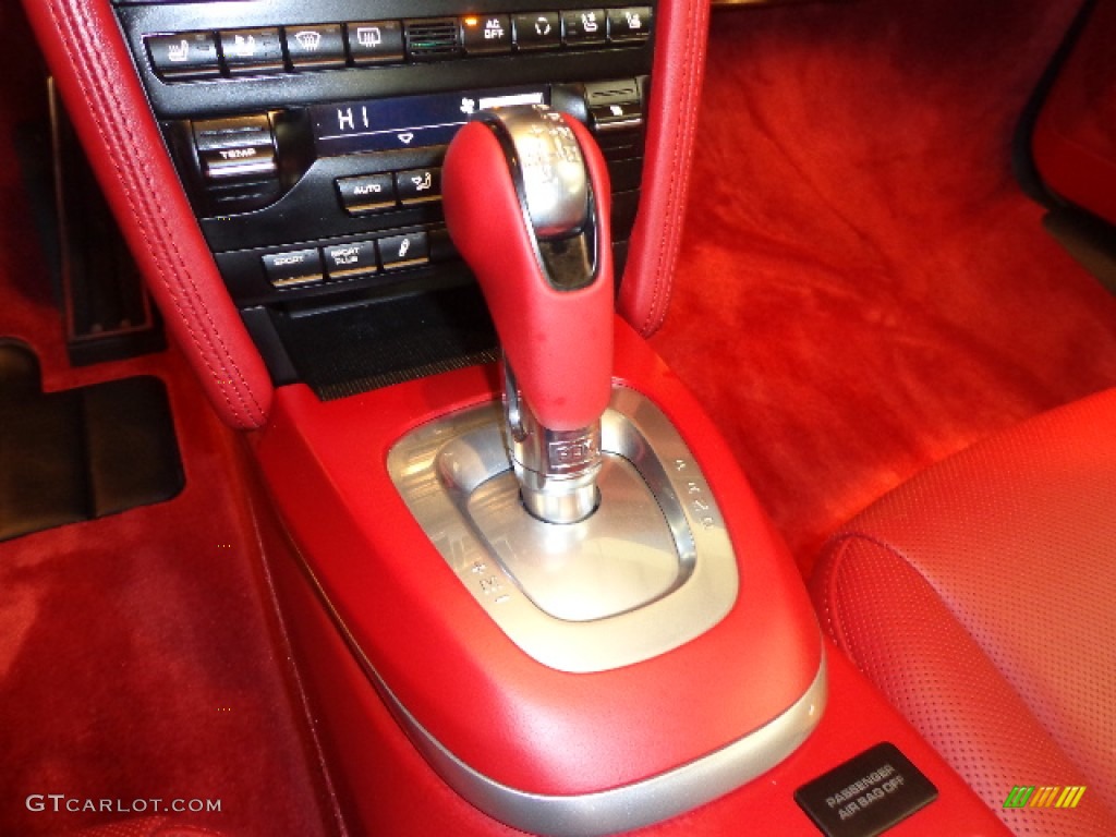 2011 911 Turbo Coupe - Meteor Grey Metallic / Carrera Red photo #18
