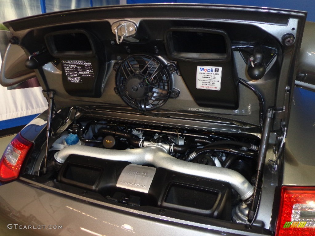 2011 911 Turbo Coupe - Meteor Grey Metallic / Carrera Red photo #20