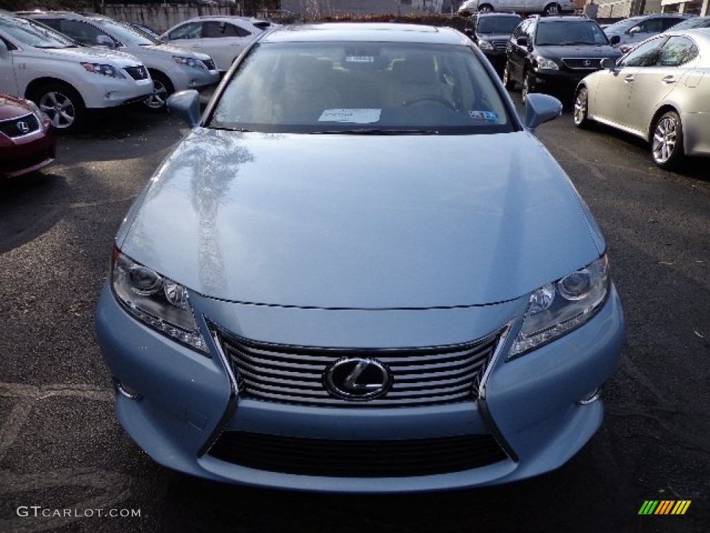 2013 ES 350 - Cerulean Blue Metallic / Parchment photo #5