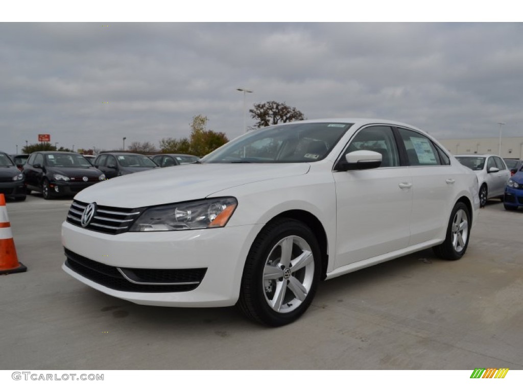 2013 Passat 2.5L SE - Candy White / Titan Black photo #1