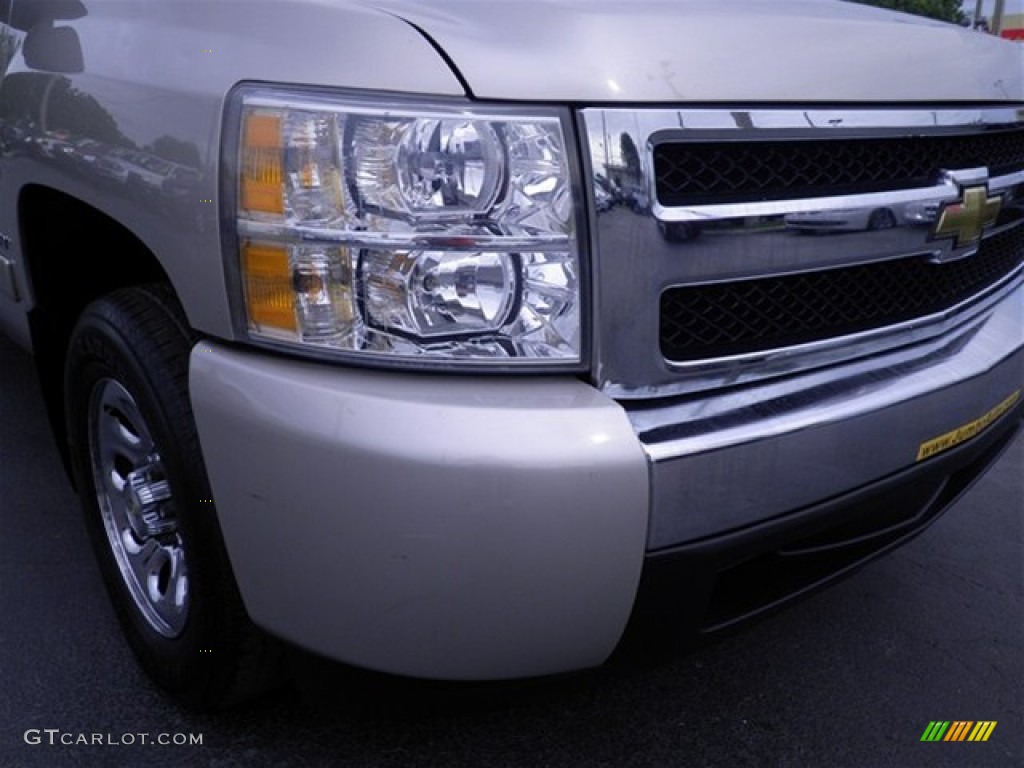 2008 Silverado 1500 LS Crew Cab - Silver Birch Metallic / Dark Titanium photo #2