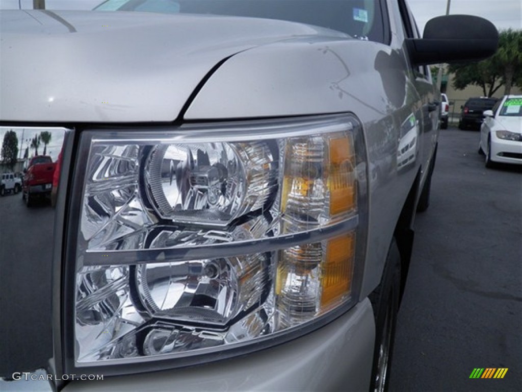 2008 Silverado 1500 LS Crew Cab - Silver Birch Metallic / Dark Titanium photo #8